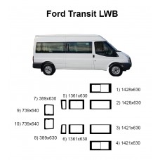 Стекла на Ford Transit LWB