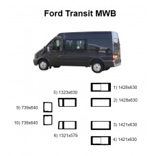 Стекла на Ford Transit MWB