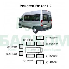 Стекла на Peugeot Boxer L2