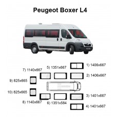 Стекла на Peugeot Boxer L4